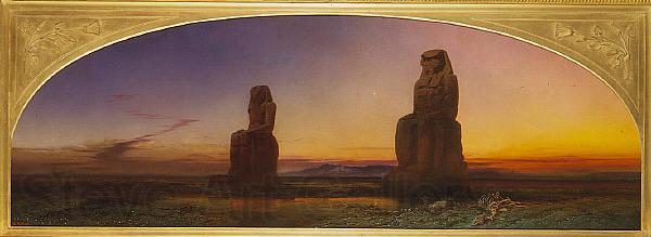 Frank Dillon The Colossal Pair, Thebes Germany oil painting art